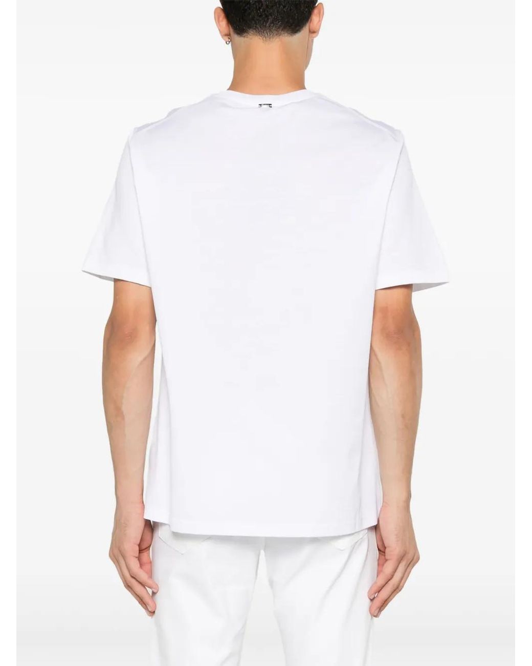 Camiseta Lisa Herno de hombre de color White