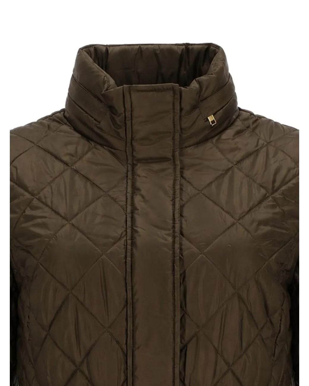 MICHAEL Michael Kors Green Quilted Drawstring Puffer Jacket