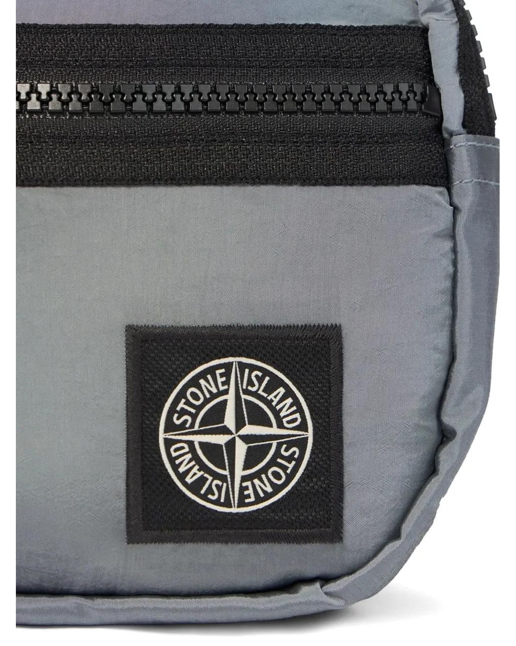 Stone Island Black 9200014 Coated Nylon-Metal