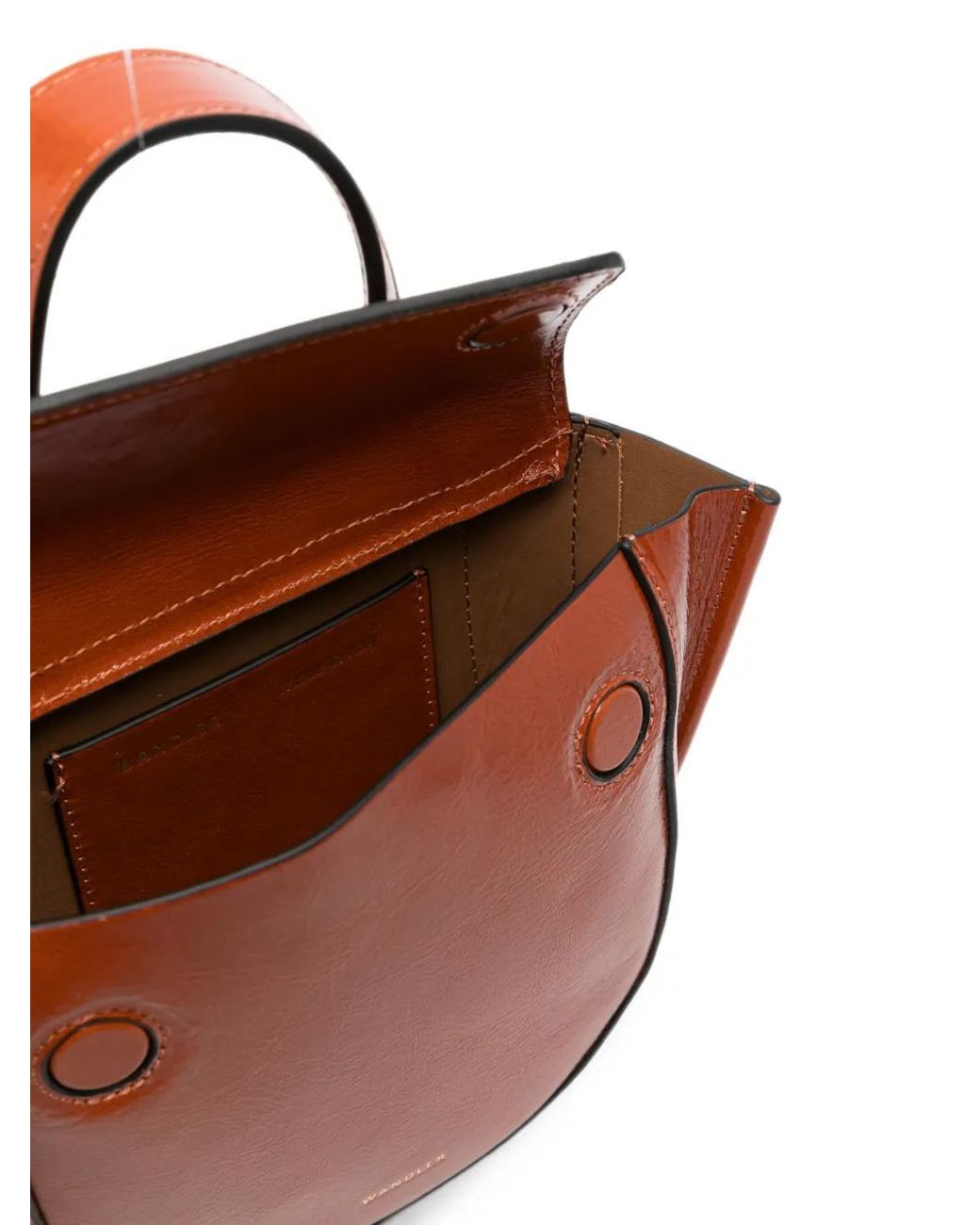 Wandler Brown Hortensia Leather Tote Bag