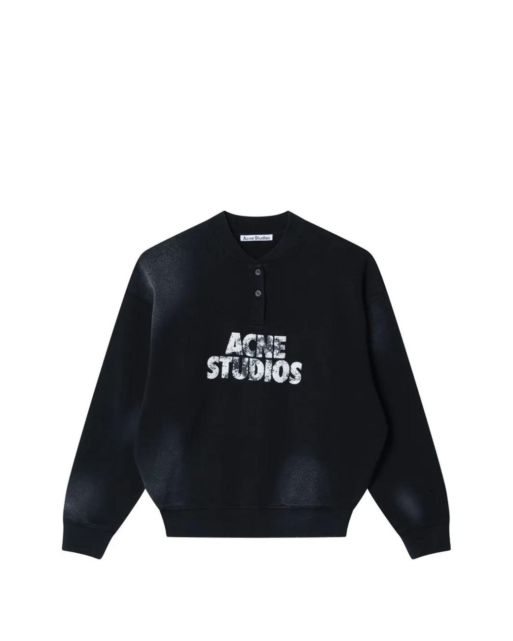 Sudadera Con Logo Estampado Acne de color Blue
