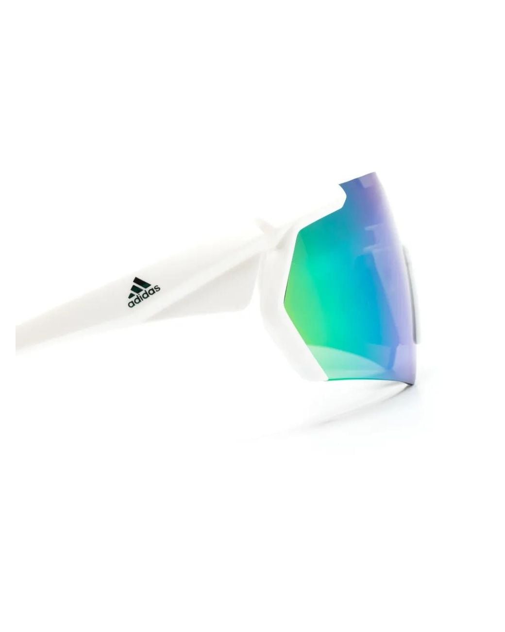 Adidas Green Sp0064 Shield-Frame Sunglasses