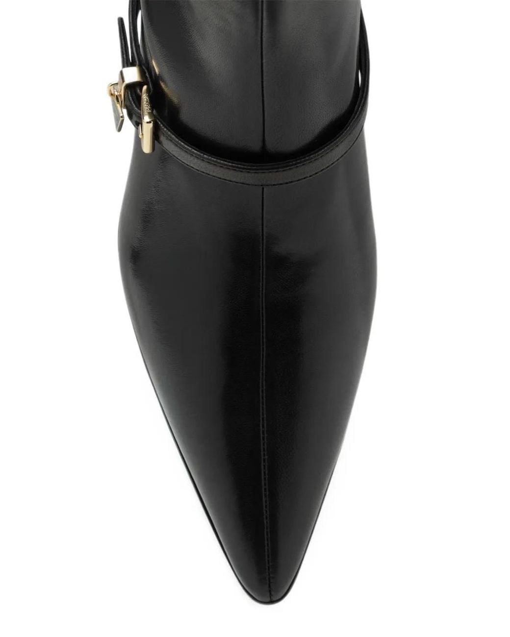 Prada Black Stretch Nappa-Leather Booties