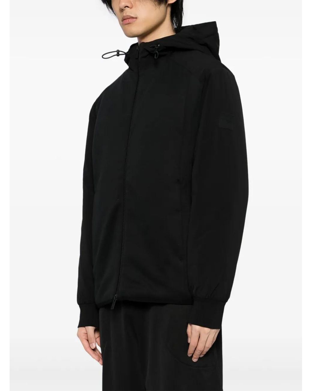 Boss Black Hooded Padded Jacket for men