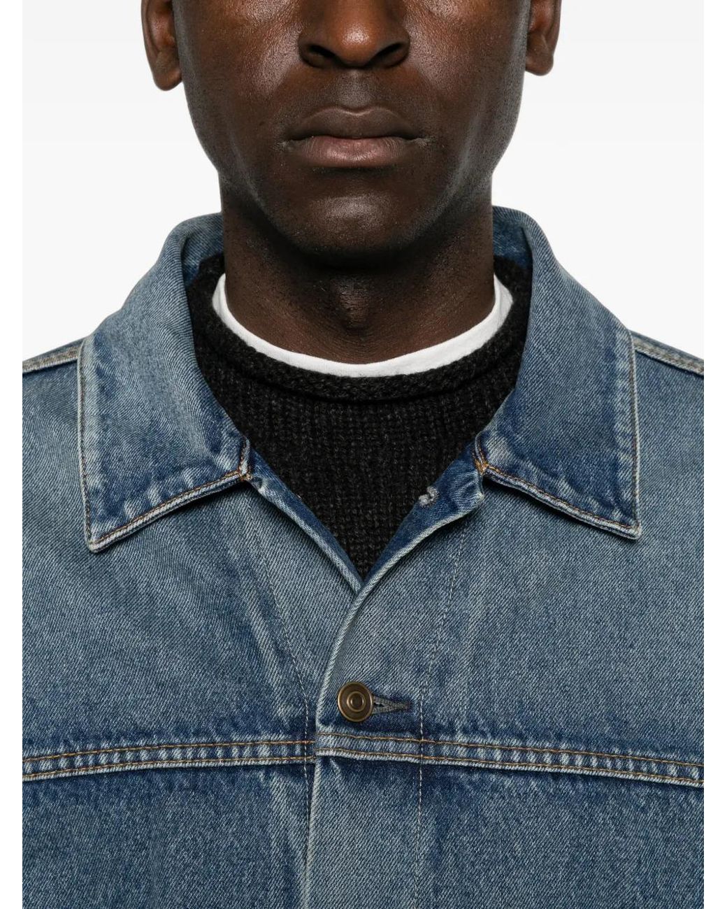 The Row Blue Mendo Jacket for men