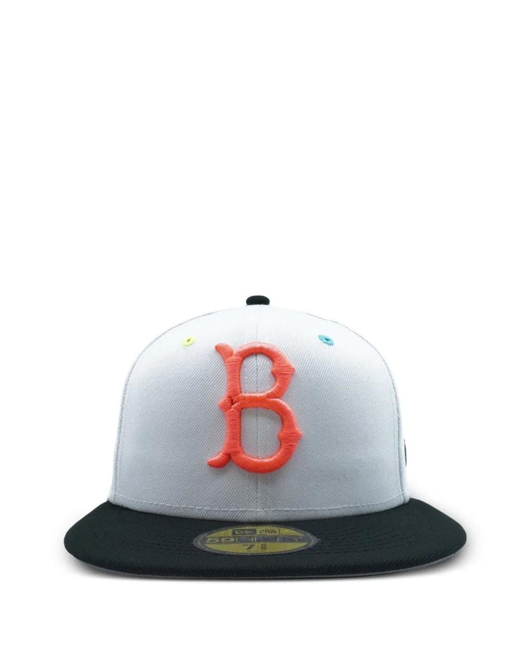 KTZ White 59Fifty Cooperstown Patch Hat for men