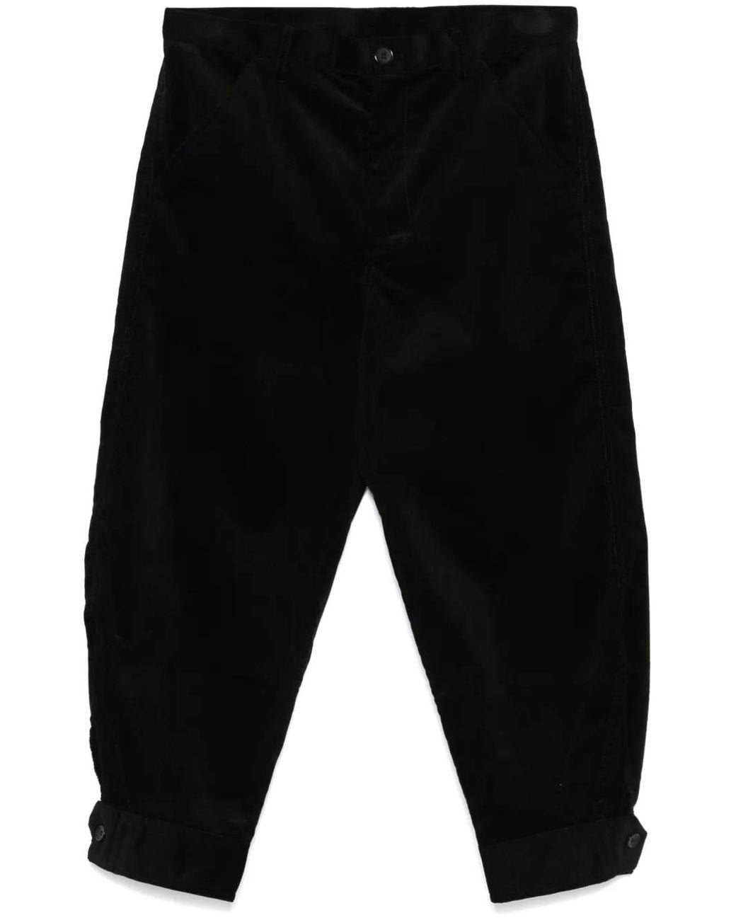 Comme des Garçons Black Corduroy Trousers for men