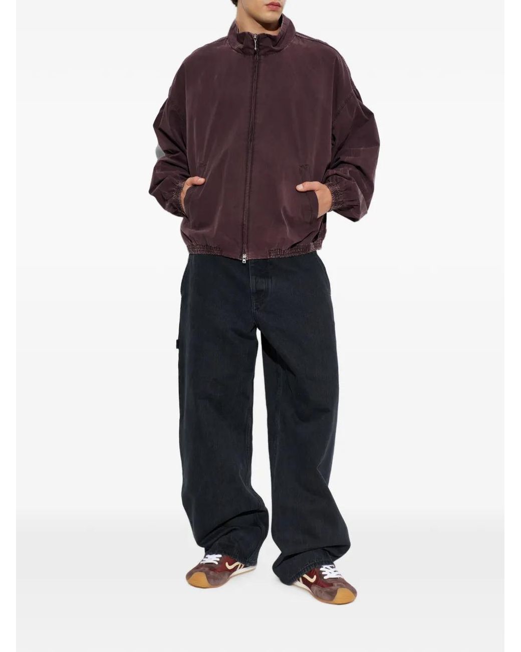 Agolde Purple Marshall Zip-Up Jacket for men