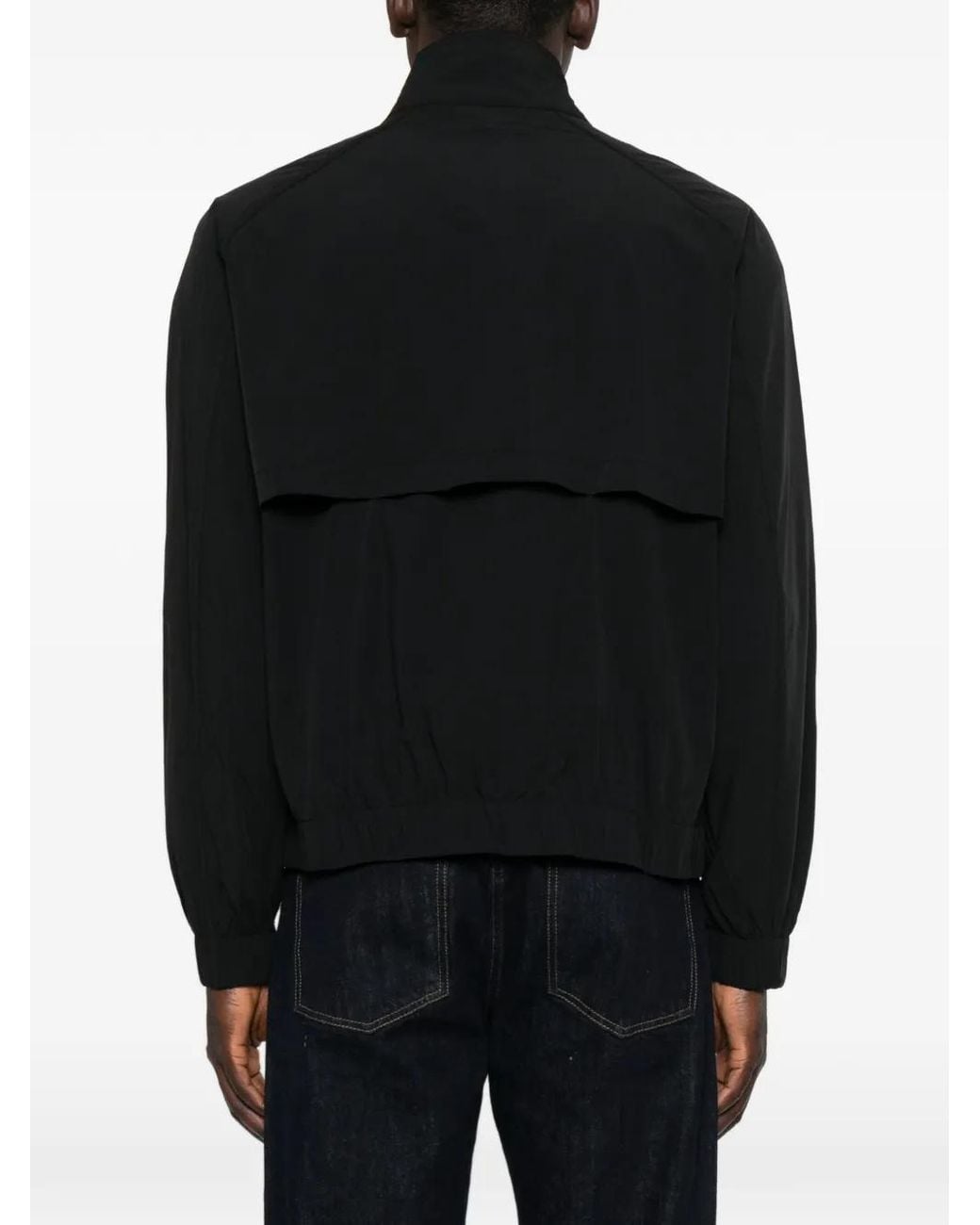 Forét Black Stream Track Jacket for men