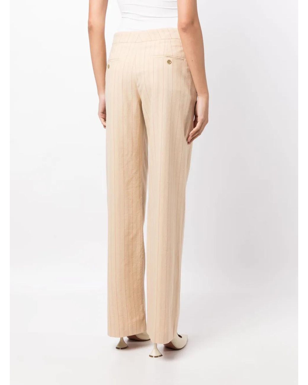 Isabel Marant Natural Scarly Tailored Trousers