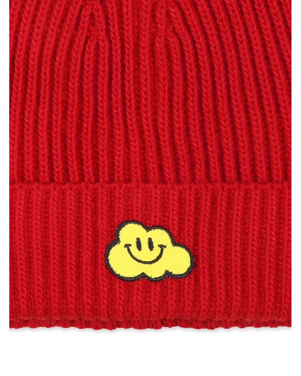 Ghayme Red Cloud-Appliqué Beanie for men