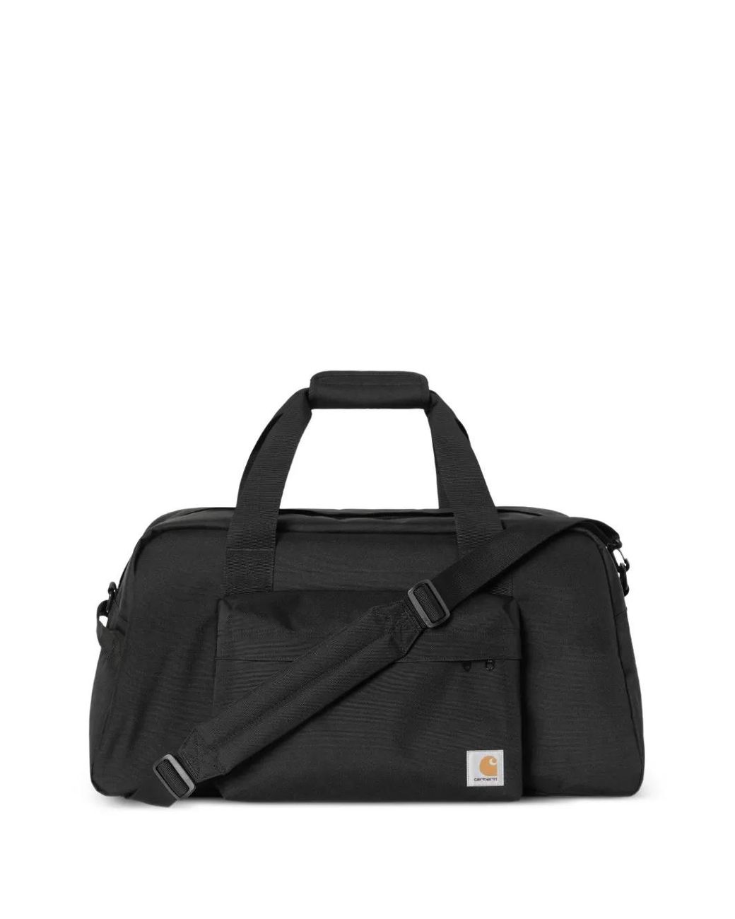 Carhartt Black Logo-Patch Duffle Bag for men