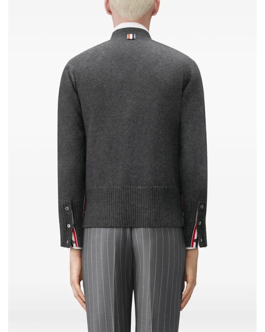 Thom Browne Button-Up Vest in het Gray voor heren