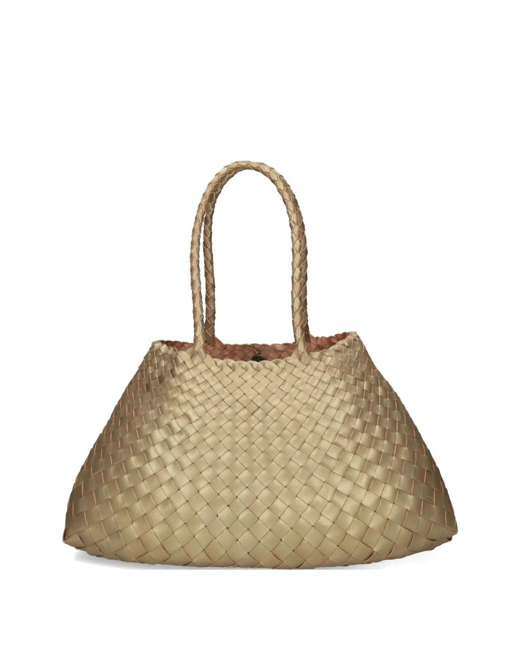 Dragon Diffusion Woven Braided Leather Tote Bag in Natural | Lyst UK