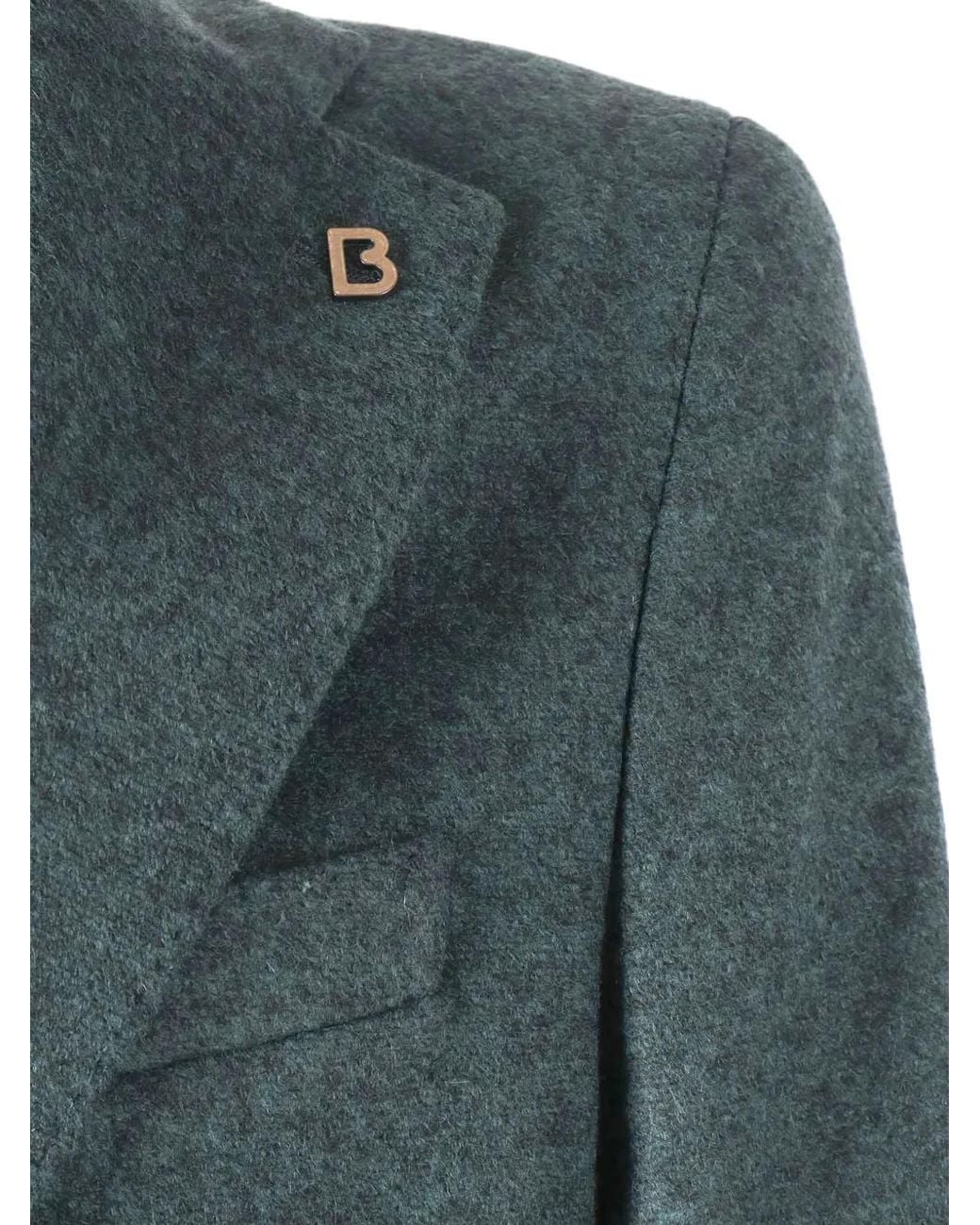 Brera Orologi Green Two-Button Patch-Pockets Blazer for men