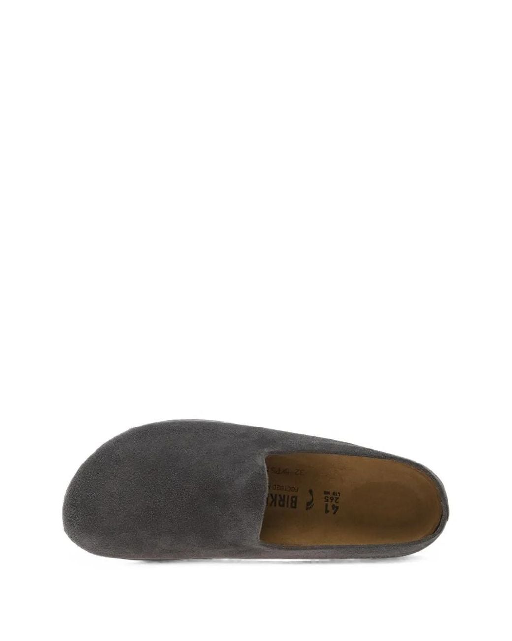 Birkenstock White Amsterdam Wrapped Suede Mules