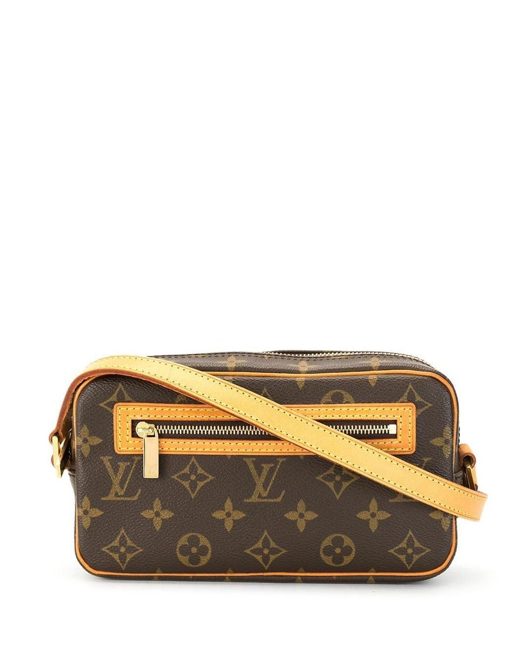 Louis+Vuitton+Multipli+Cite+Shoulder+Bag+Brown+Leather for sale online