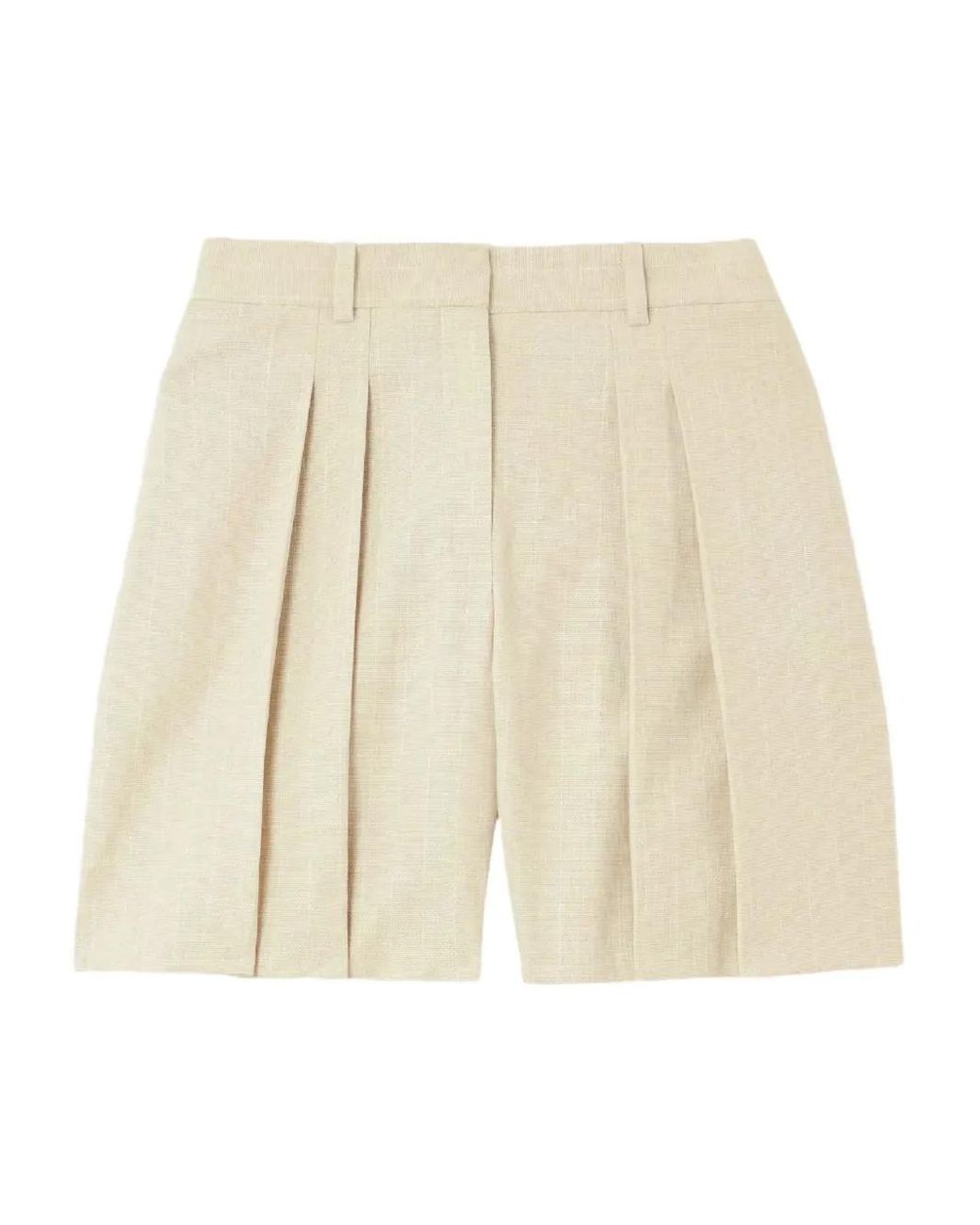 Theory Geplooide Shorts in het Natural