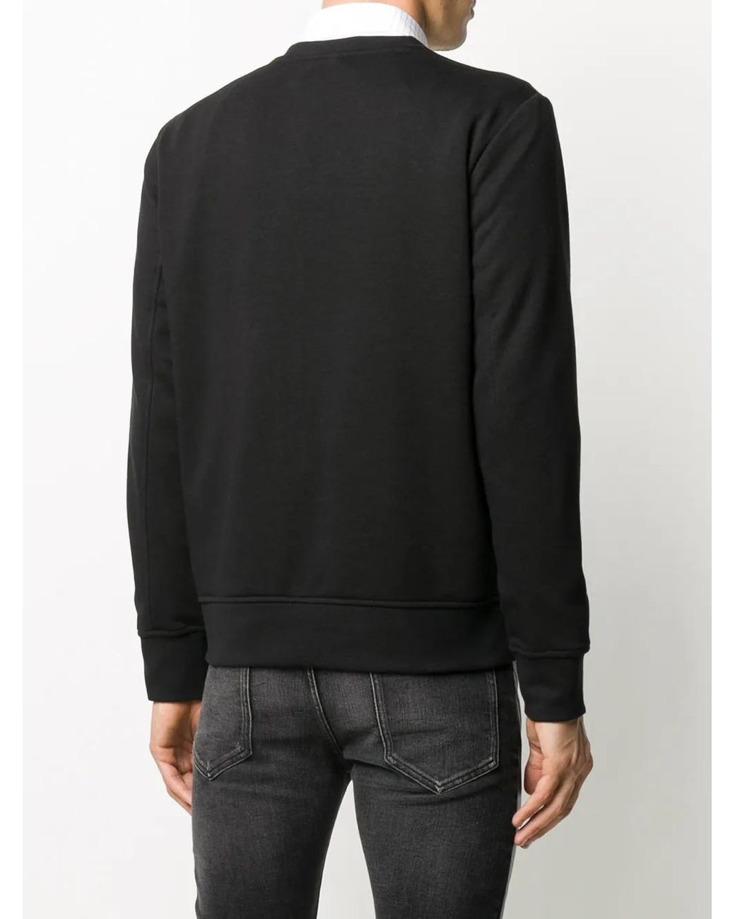Neil Barrett Black Graphic-Print Sweatshirt for men