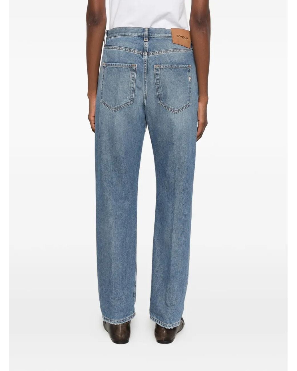 Dondup Blue Cotton Jeans