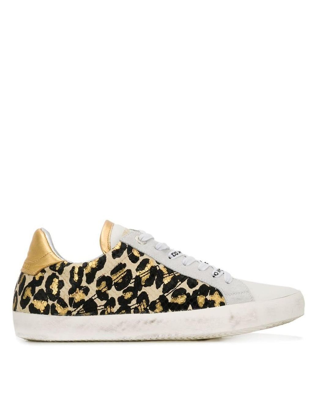 Baskets à motif léopard Zadig & Voltaire en coloris Blanc | Lyst