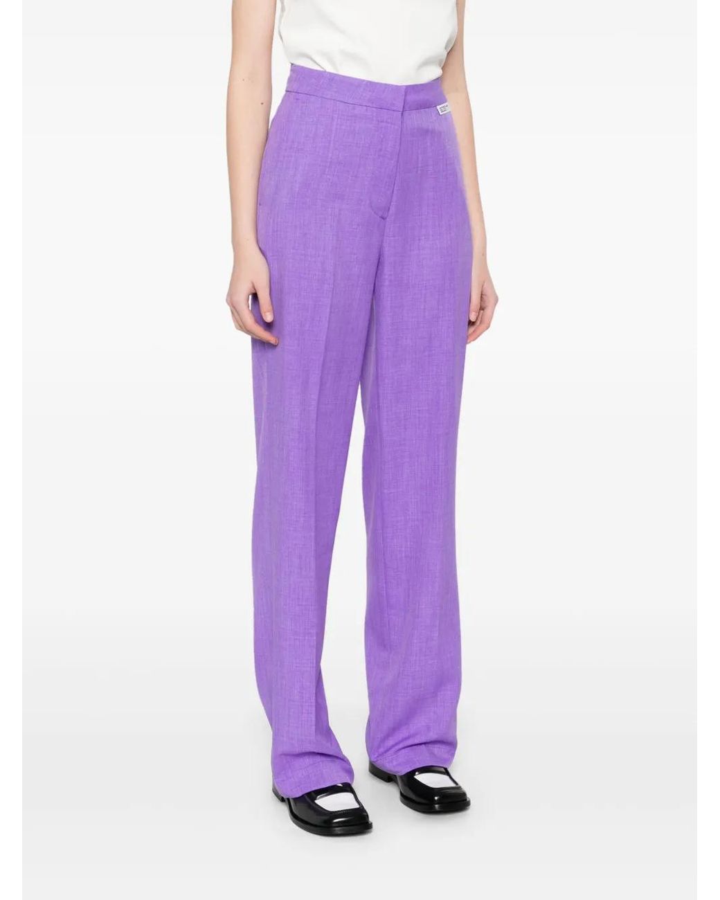 Gcds Purple Tailored Trousers