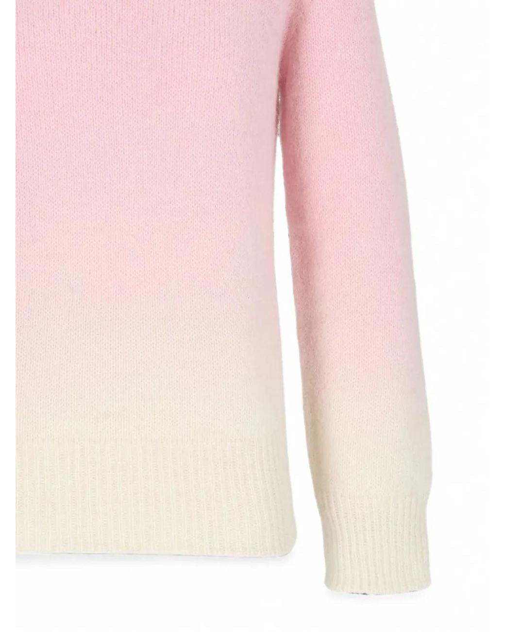 Kangra Pink Pull À Col Roulé Dégradé