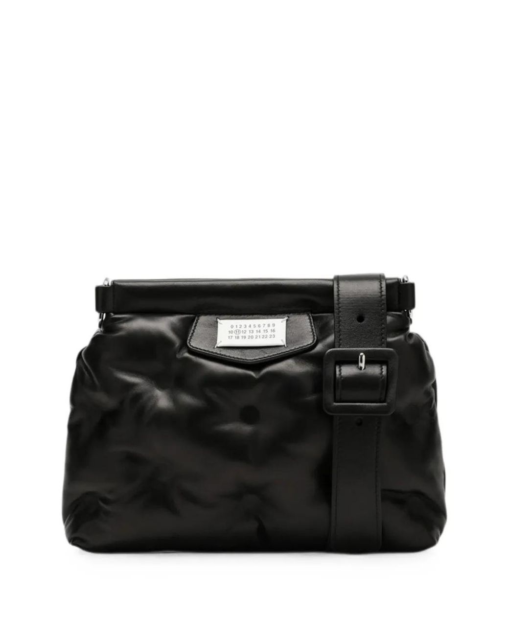Maison Margiela Black Small Glam Slam Quilted Crossbody Bag