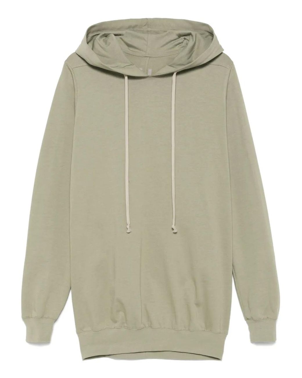 Rick Owens Gray Drawstring Hoodie for men