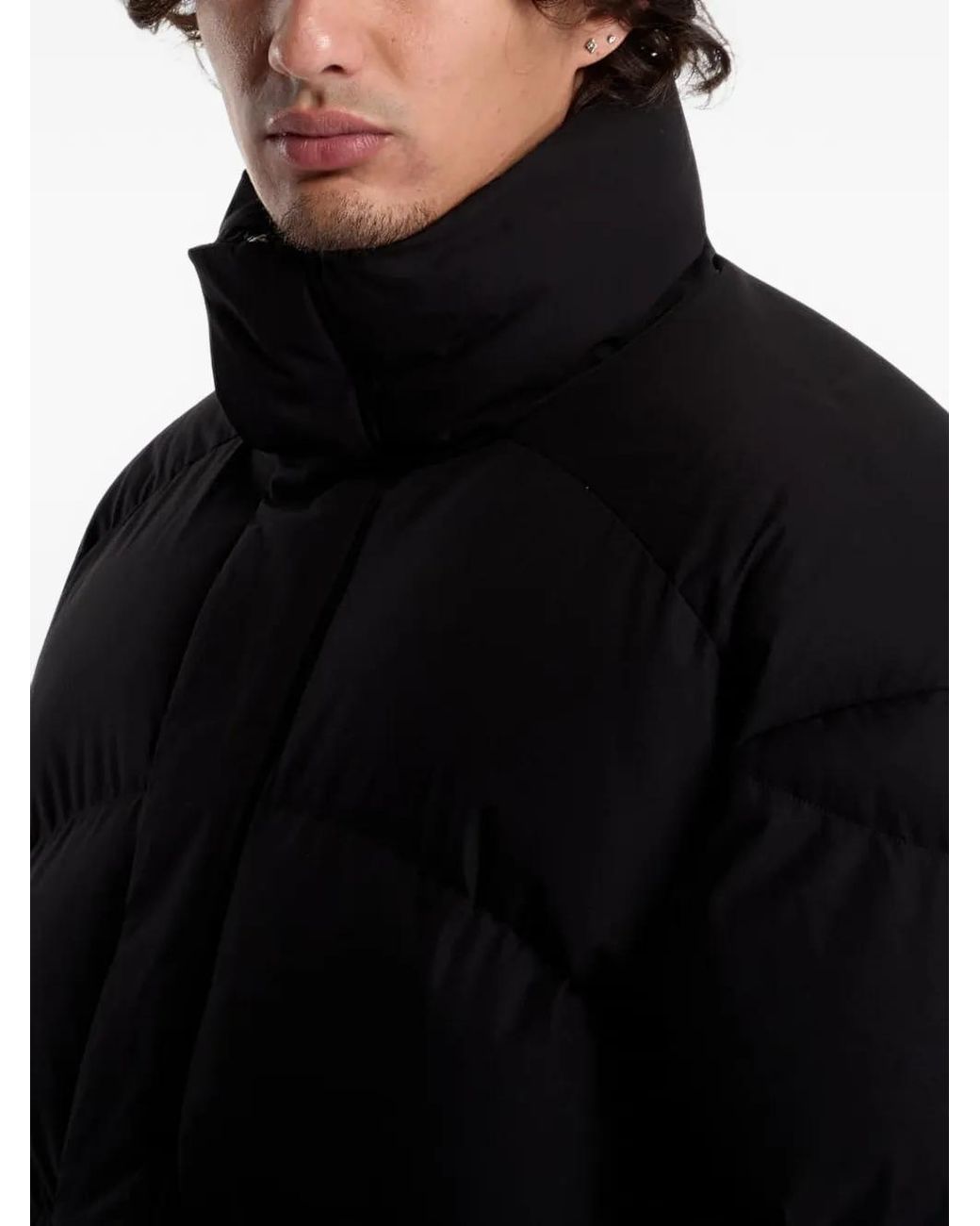 Represent Black Riot Puffer Jacket