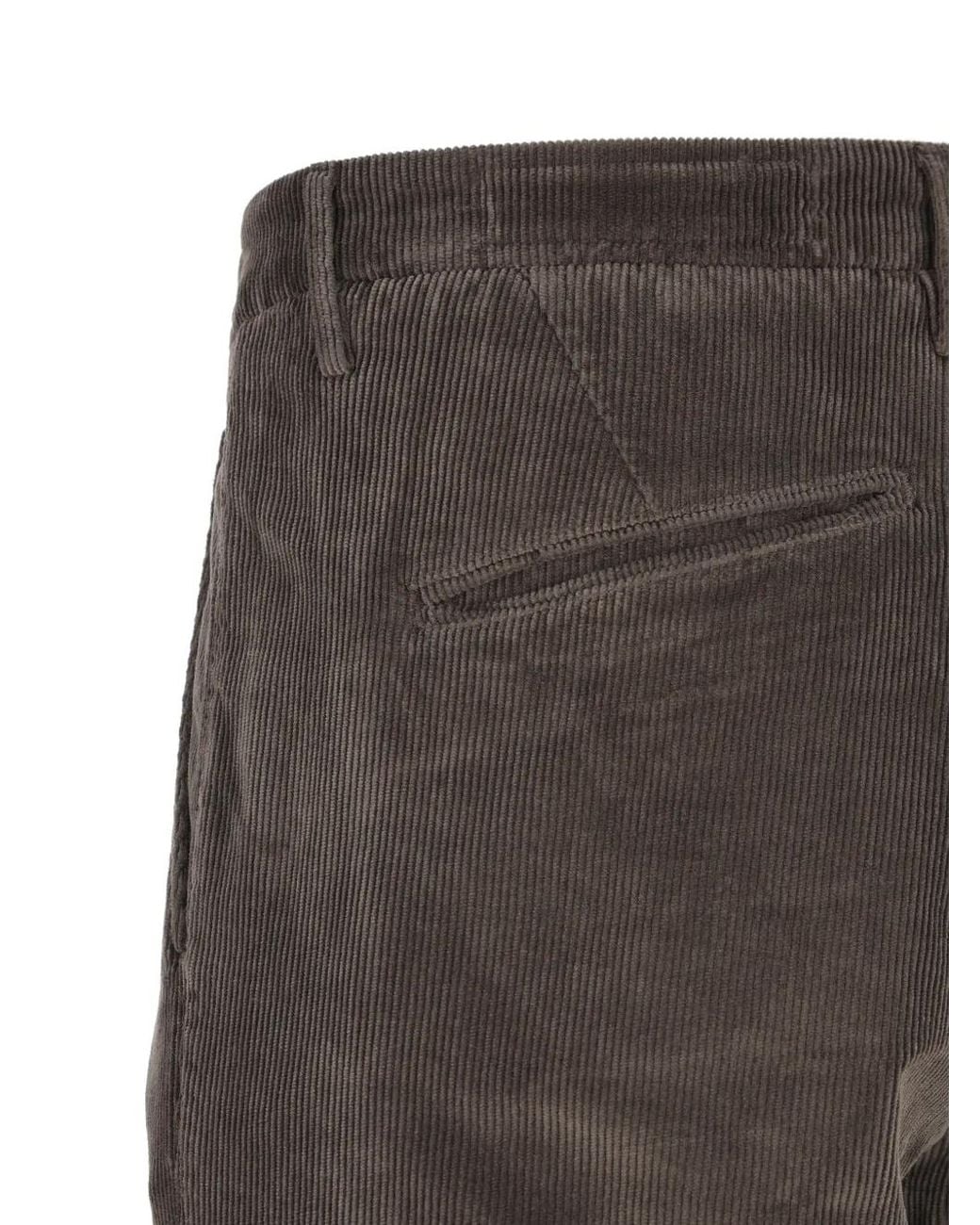 Sartoria Tramarossa Gray Luis Belt-Loop Trousers for men