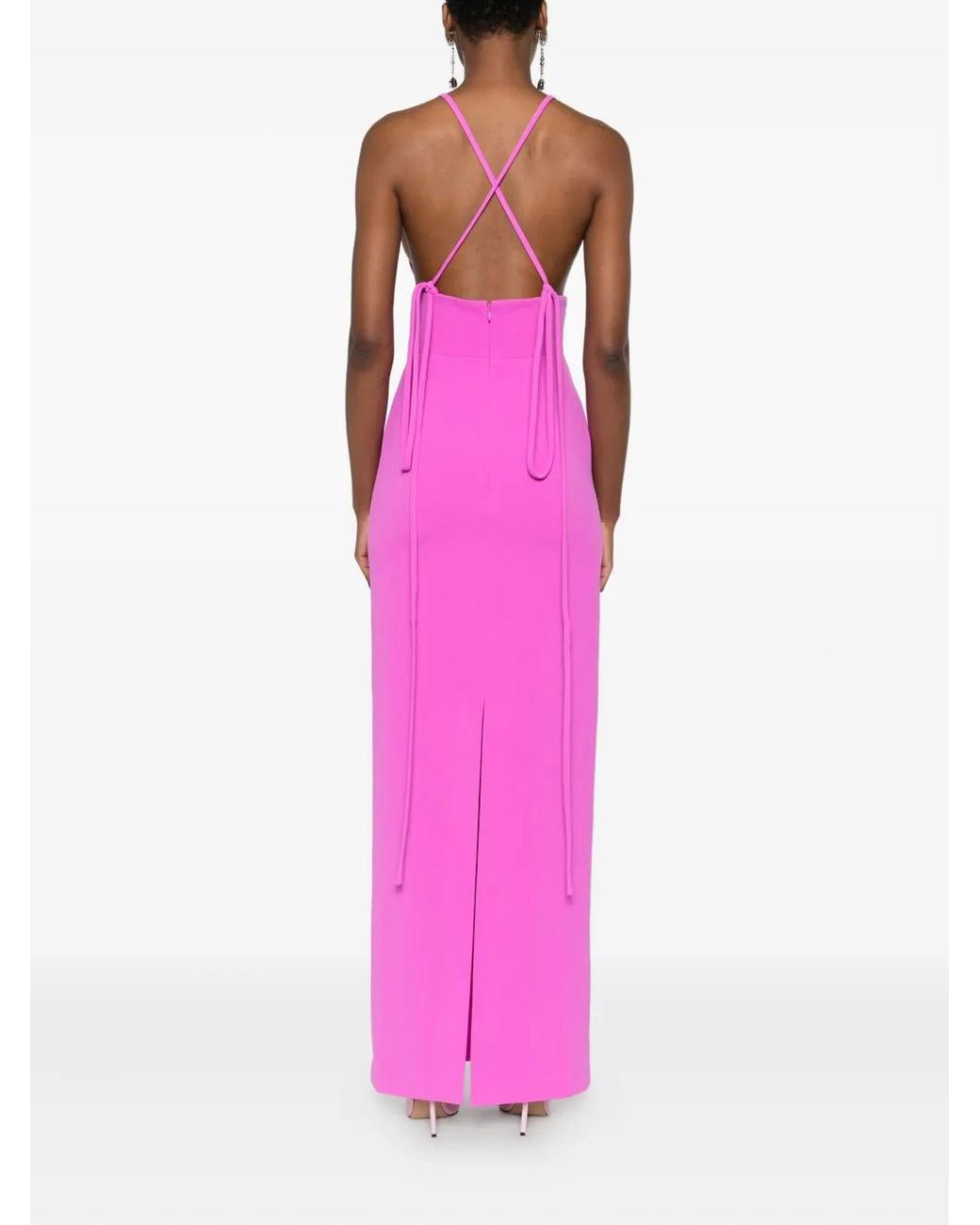 Solace London Pink The Milly Maxi Dress