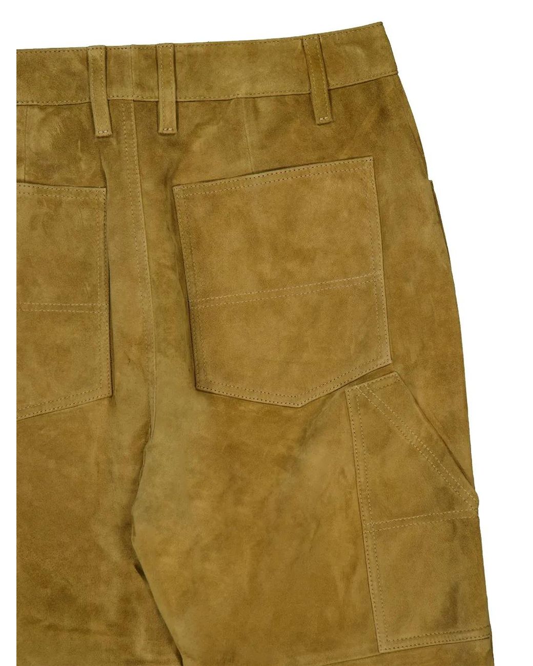Altuzarra Green Pantalon Mills En Daim De Chèvre