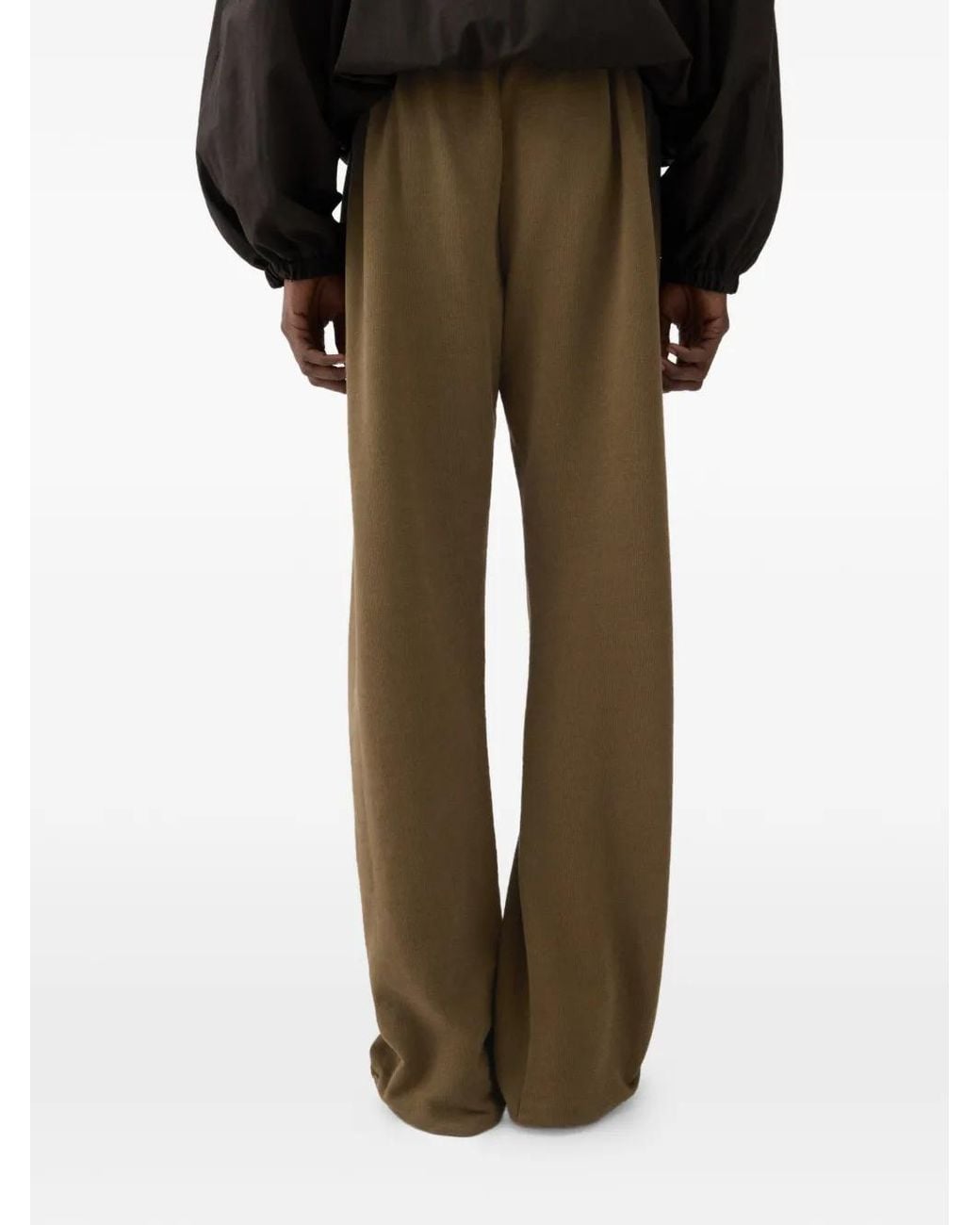 Jacquemus Green Elasticated Jogging Track Pants for men