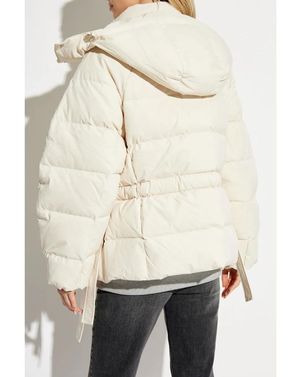 Ganni Natural Coats & Jackets