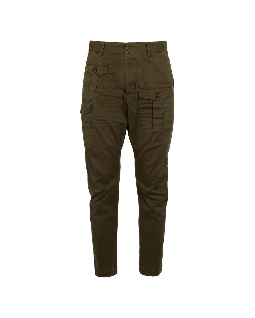 DSquared² Green Cargo Pants for men