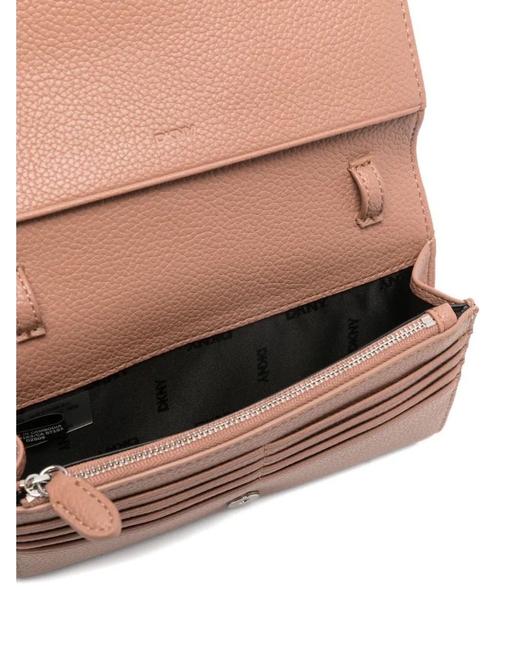 DKNY Pink Logo-Plaque Mini Bag