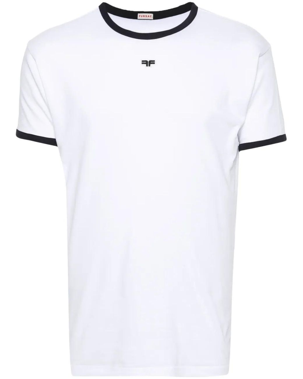 Fursac White Logo-Appliqué T-Shirt for men