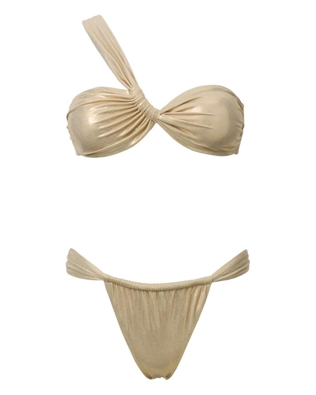 SOFIA ERHAN Chiara Asymmetrische Bikini in het White