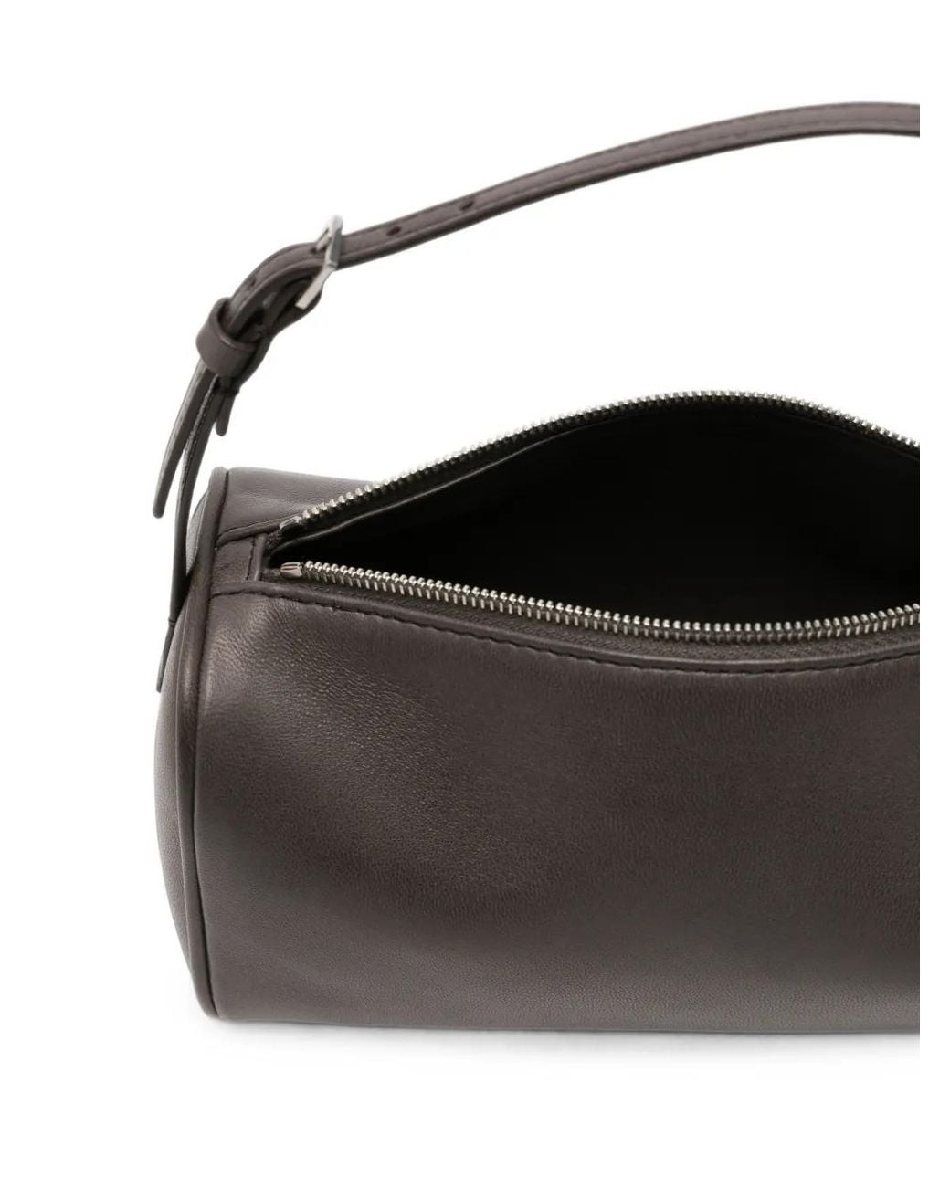 The Row Black 90's Leather Mini Bag