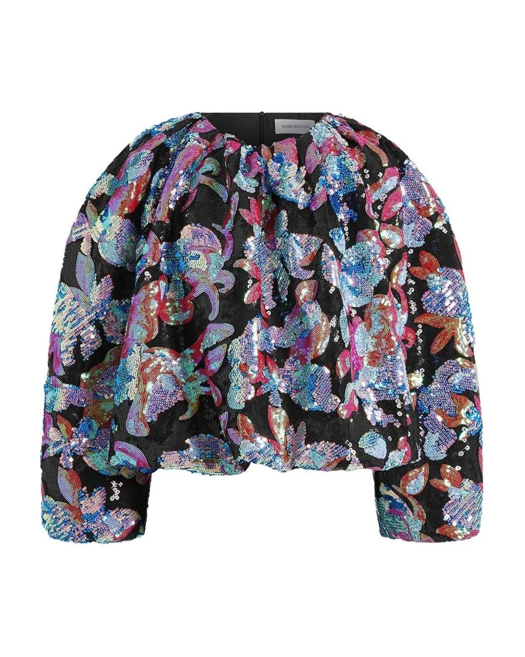 16Arlington Blue Polin Sequinned Top