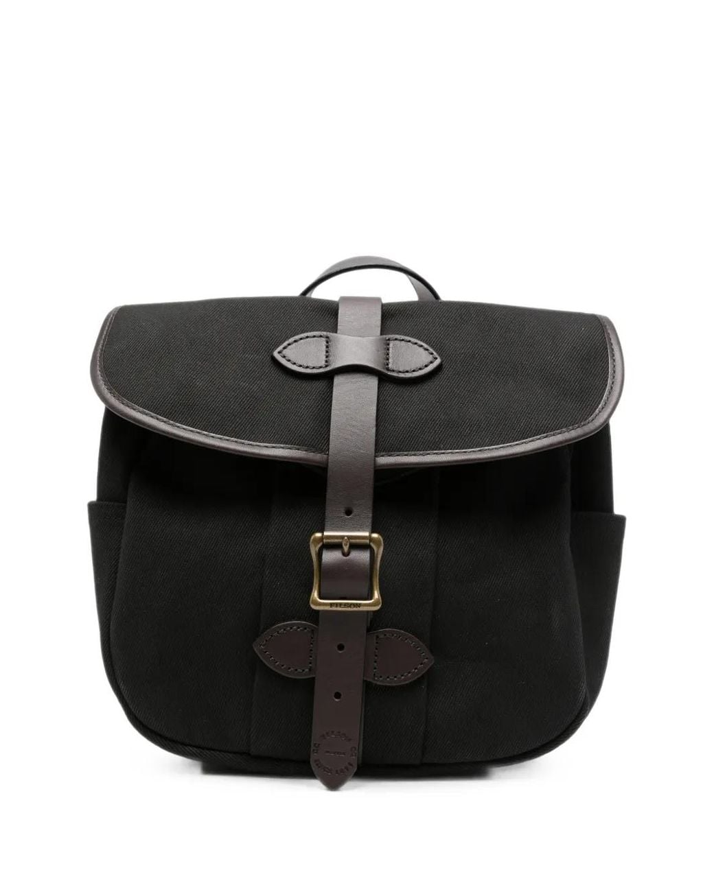 Filson Black Field Bag Buckle-Fastening Shoulder Bag for men