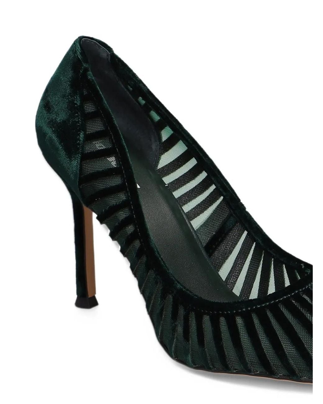 Lola Cruz Green Escarpins Candice 95