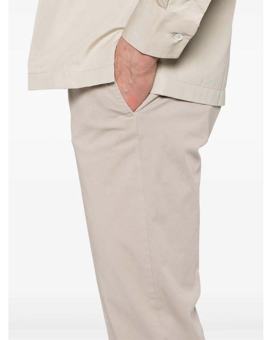 Incotex Natural Tapered Trousers for men