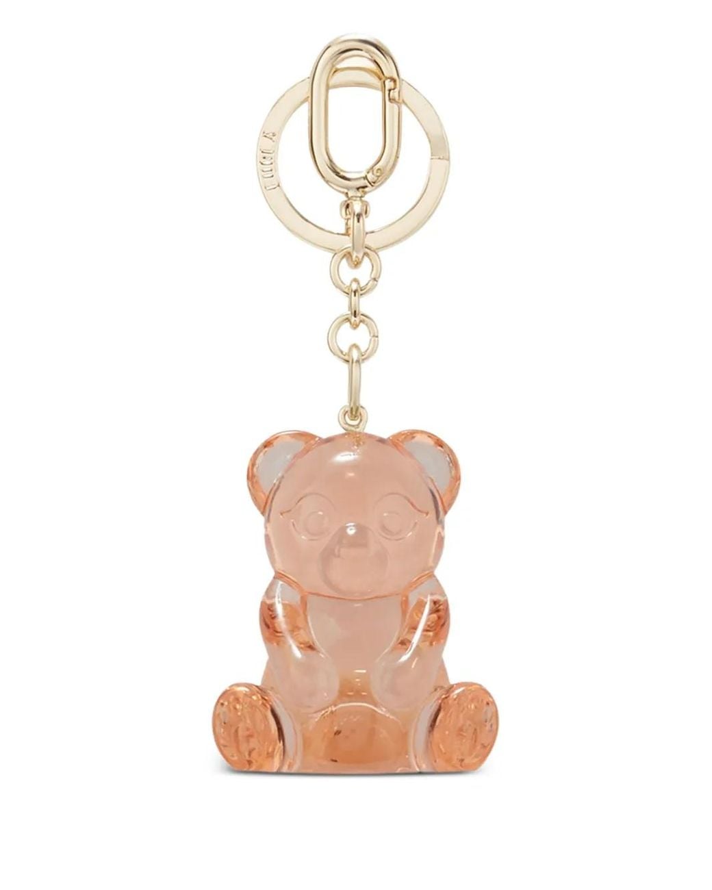 Furla White Porte-Clés Allegra À Design D'Ourson