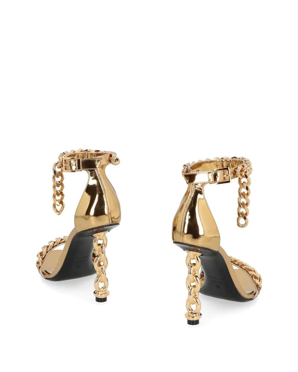 Tom Ford 100Mm Metallic-Effect Sandals