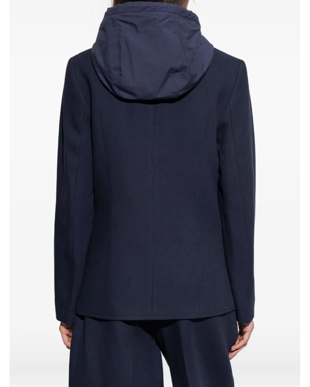 Rag & Bone Blue Hooded Pocket Jacket