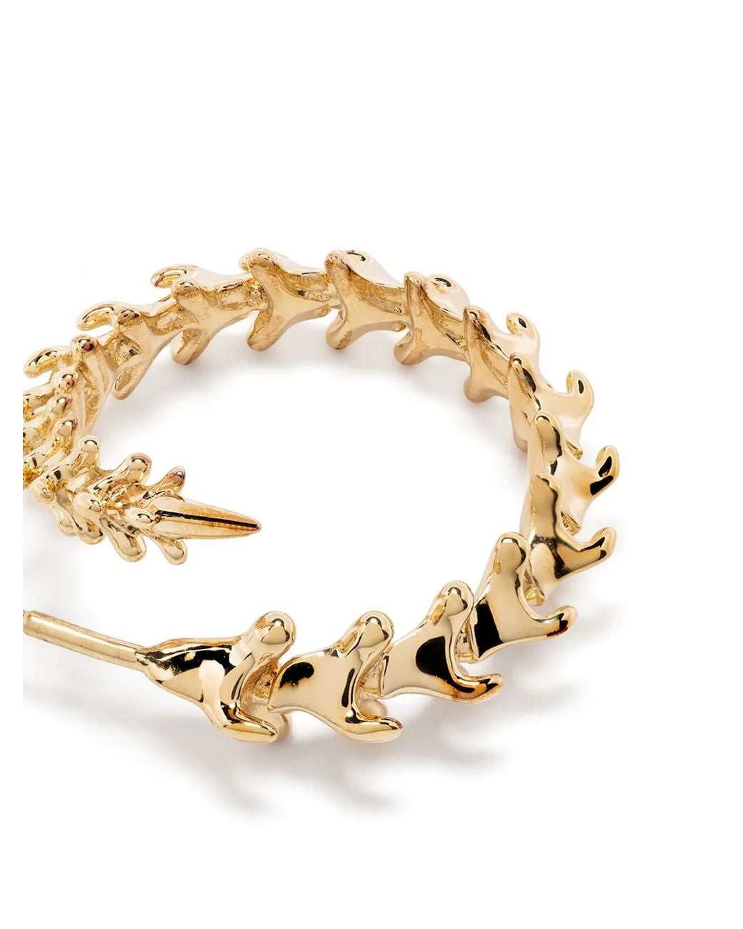 Shaun Leane Metallic Serpent Trace Mini Hoop Earrings