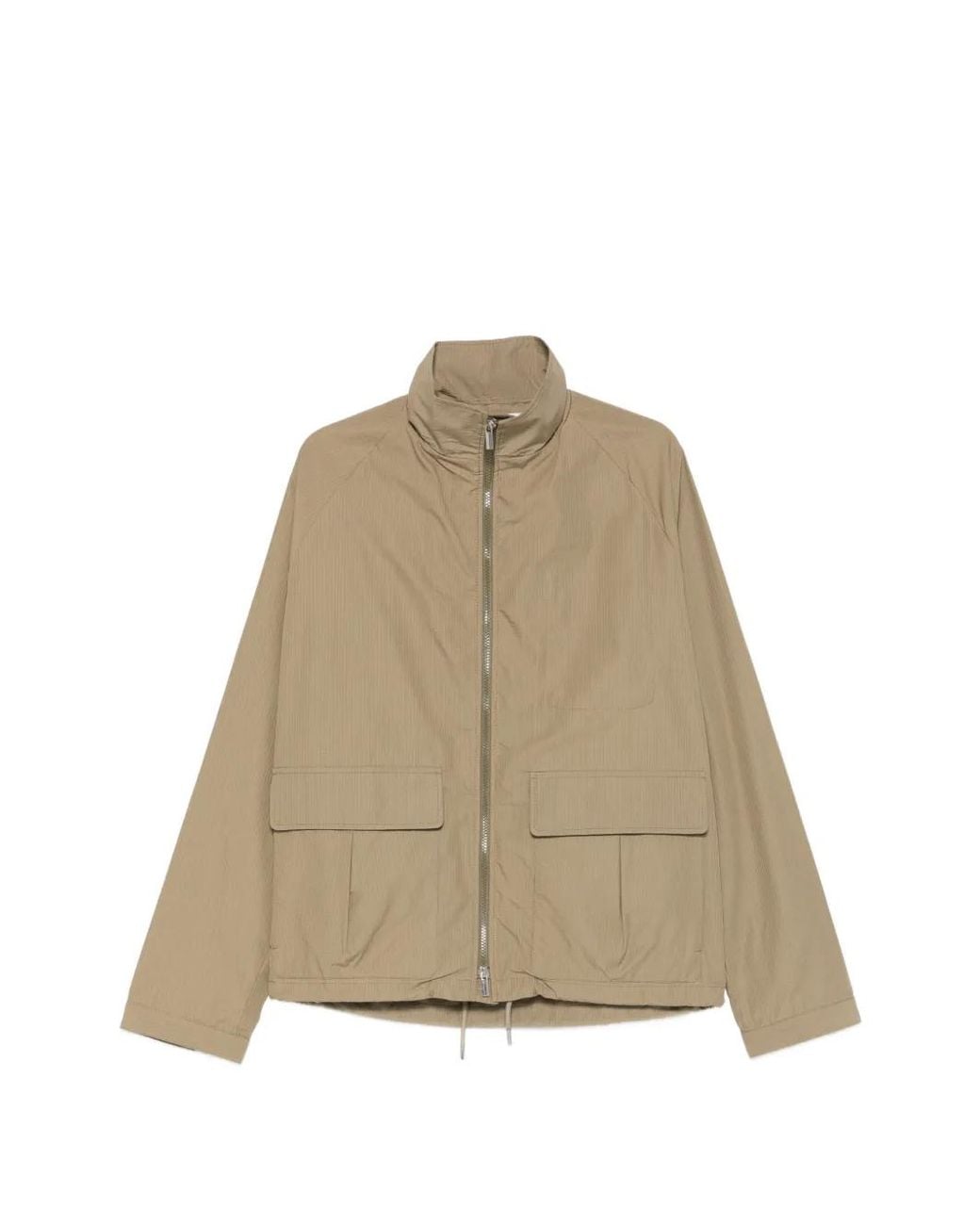 Amaranto Natural Veste Zippé À Patch Logo for men