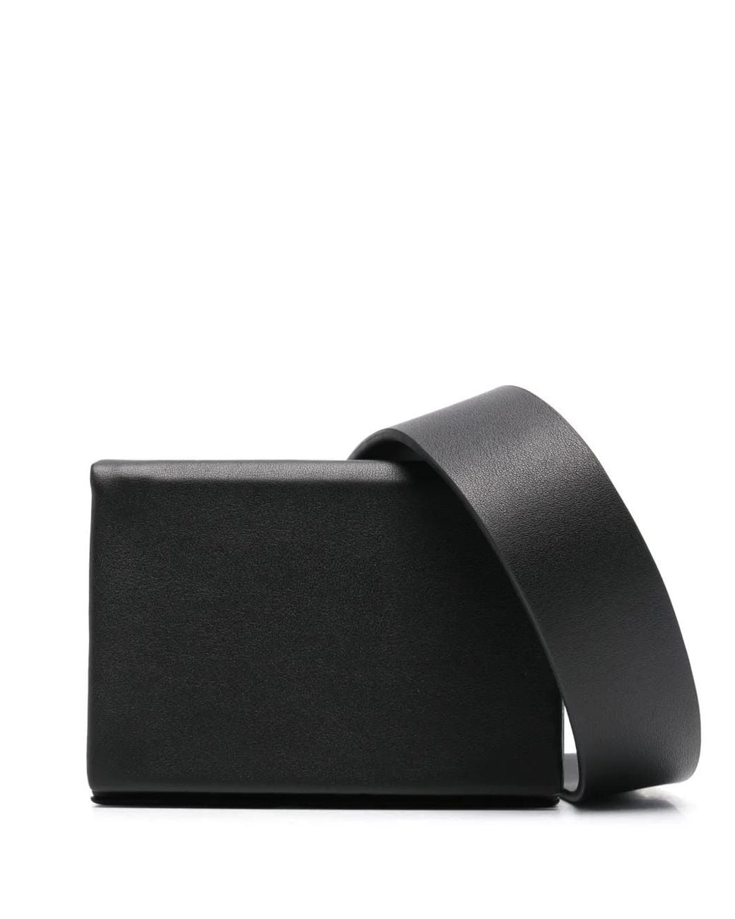 HELIOT EMIL Black Corolla Leather Wallet